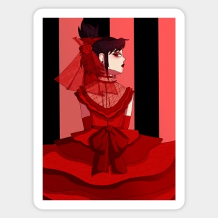 Lydia Deetz | Wedding Dress Sticker